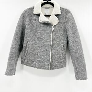 Old Navy Grey‎ Zip Front Fleece Jacket M